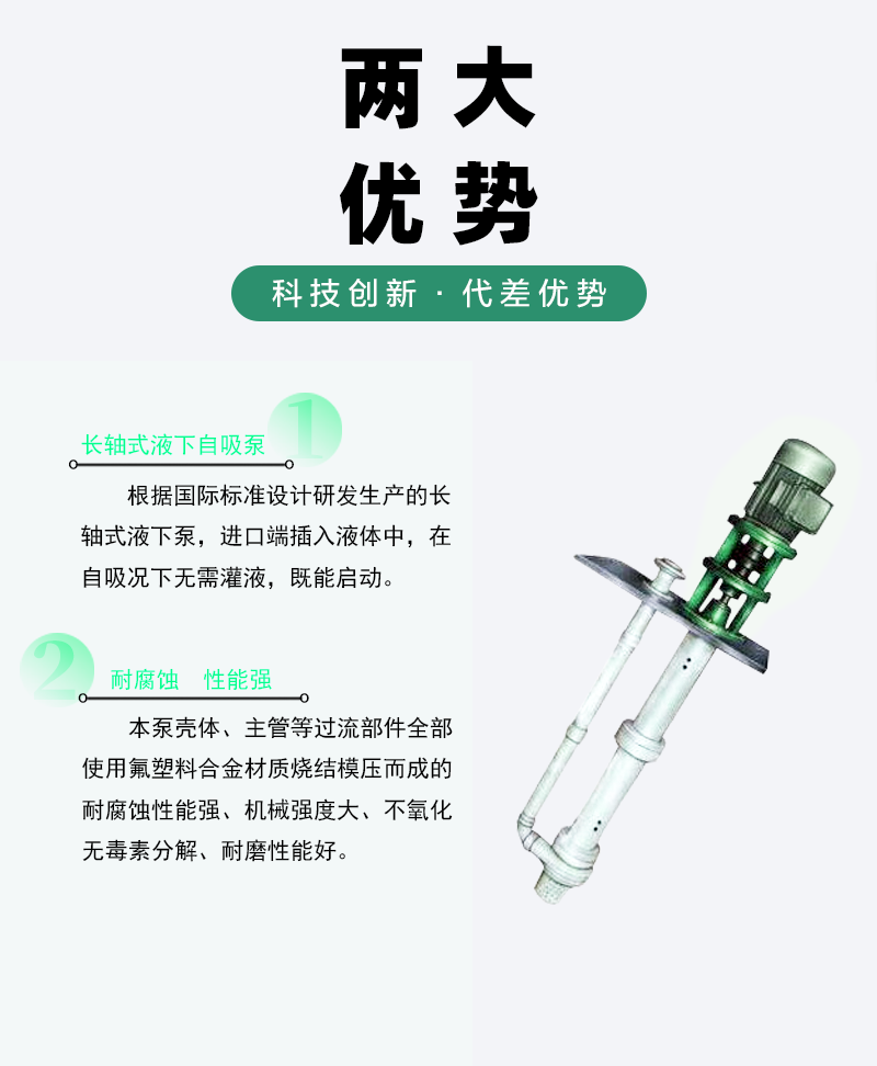 氟塑料液下泵优势